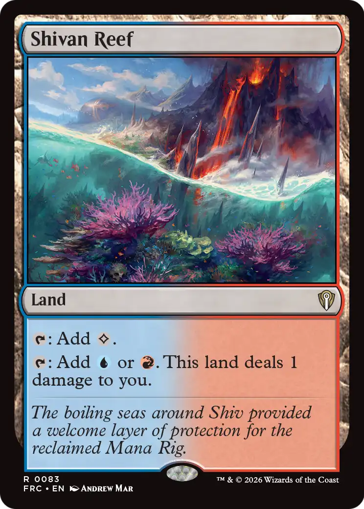 Shivan Reef [Reality Fracture Commander] | Gate City Games LLC