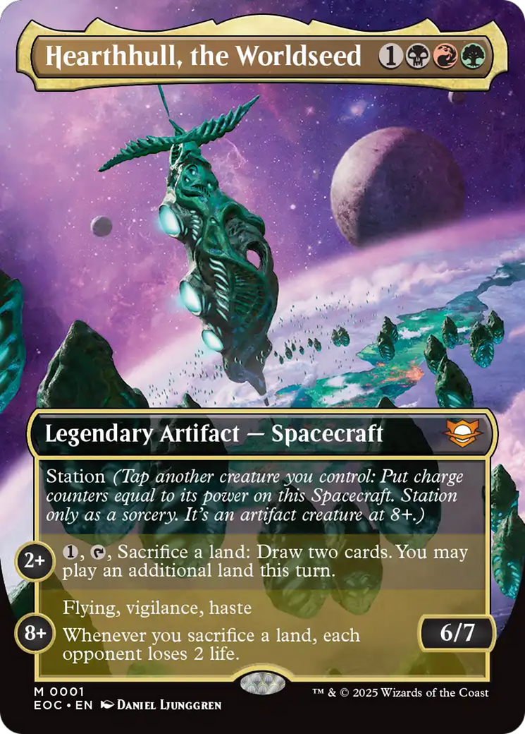 Hearthhull, the Worldseed (Borderless) [Edge of Eternities Commander] | Gate City Games LLC