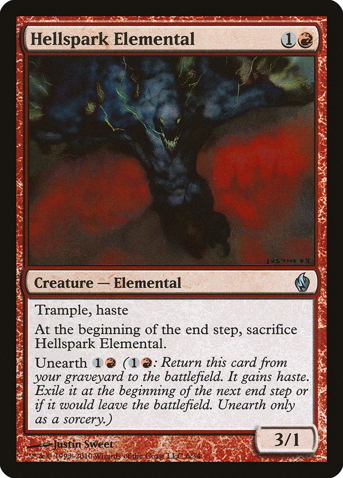 Hellspark Elemental [Premium Deck Series: Fire and Lightning] | Gate City Games LLC