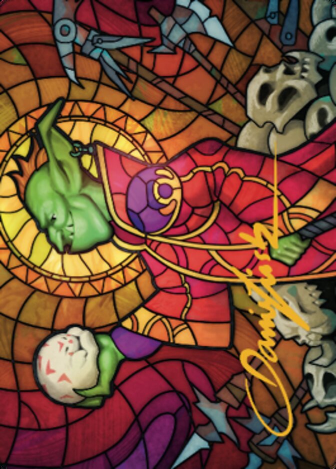 Squee, Dubious Monarch Art Card (Gold-Stamped Signature) [Dominaria United Art Series] | Gate City Games LLC