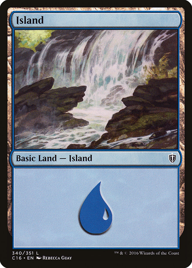 Island (340) [Commander 2016] | Gate City Games LLC
