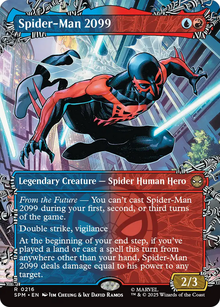Spider-Man 2099 (0216) (Borderless) [Marvel's Spider-Man] | Gate City Games LLC