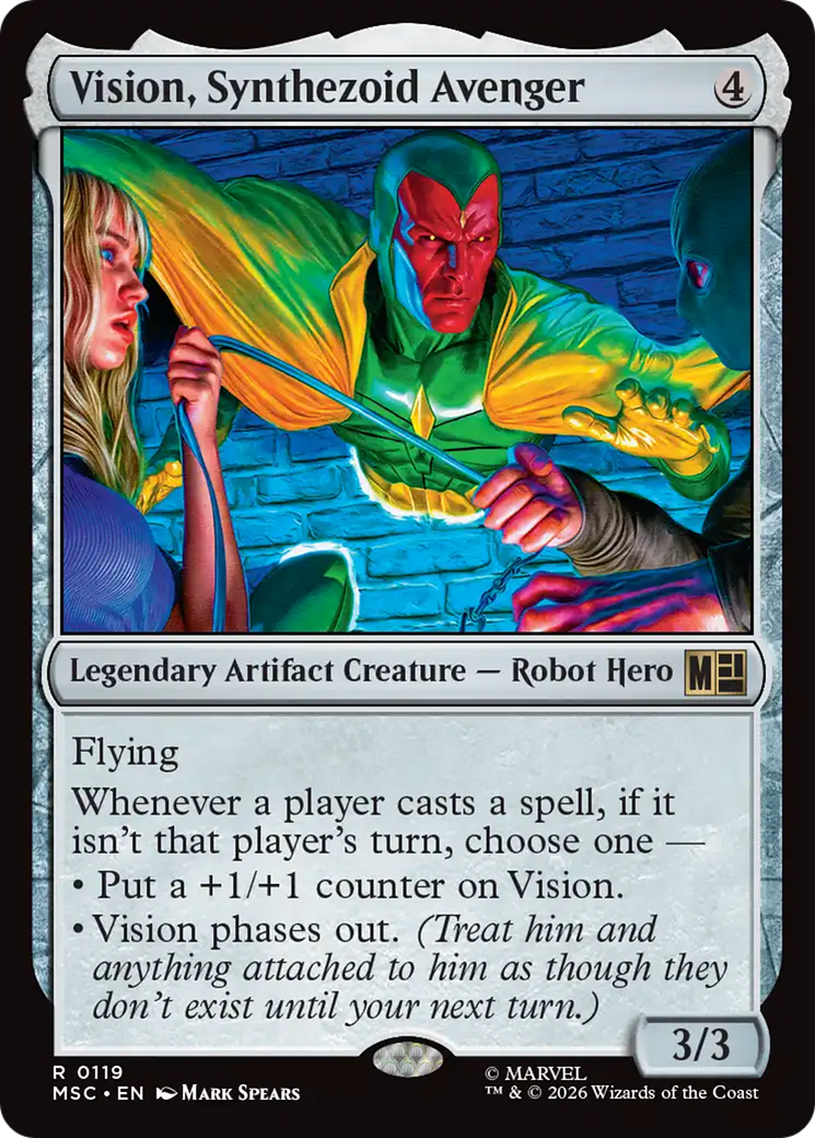 Vision, Synthezoid Avenger [Marvel Super Heroes Commander] | Gate City Games LLC