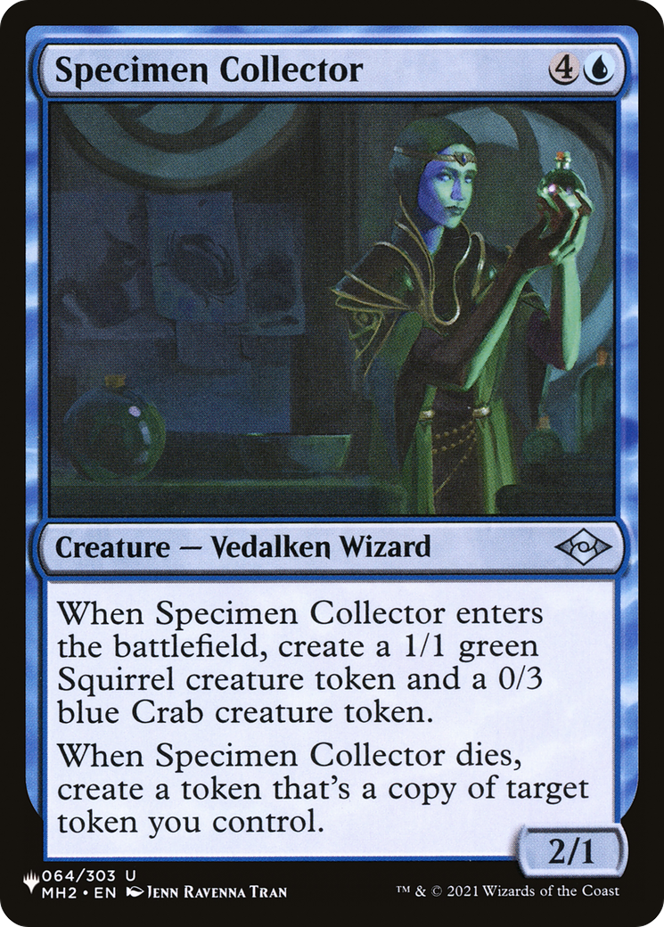 Specimen Collector [The List Reprints] | Gate City Games LLC