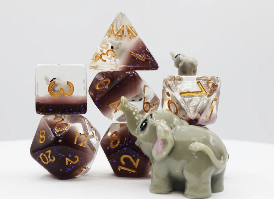 Elephant Dice Set | Gate City Games LLC