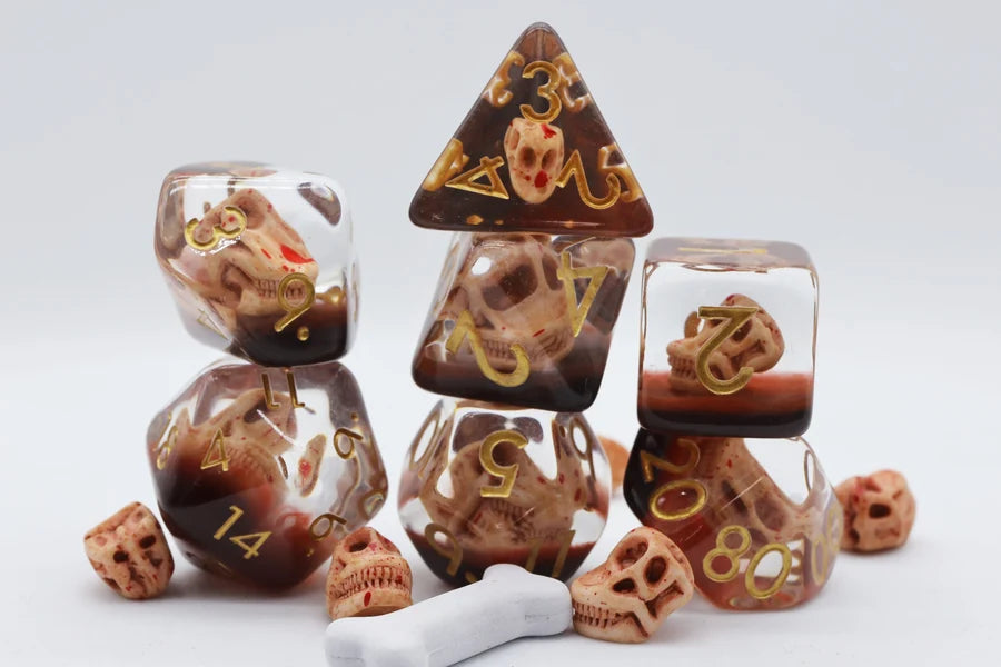 Dino Fossil Dice Set | Gate City Games LLC