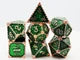 Chained Dragon: Forest - Metal RPG Dice Set | Gate City Games LLC