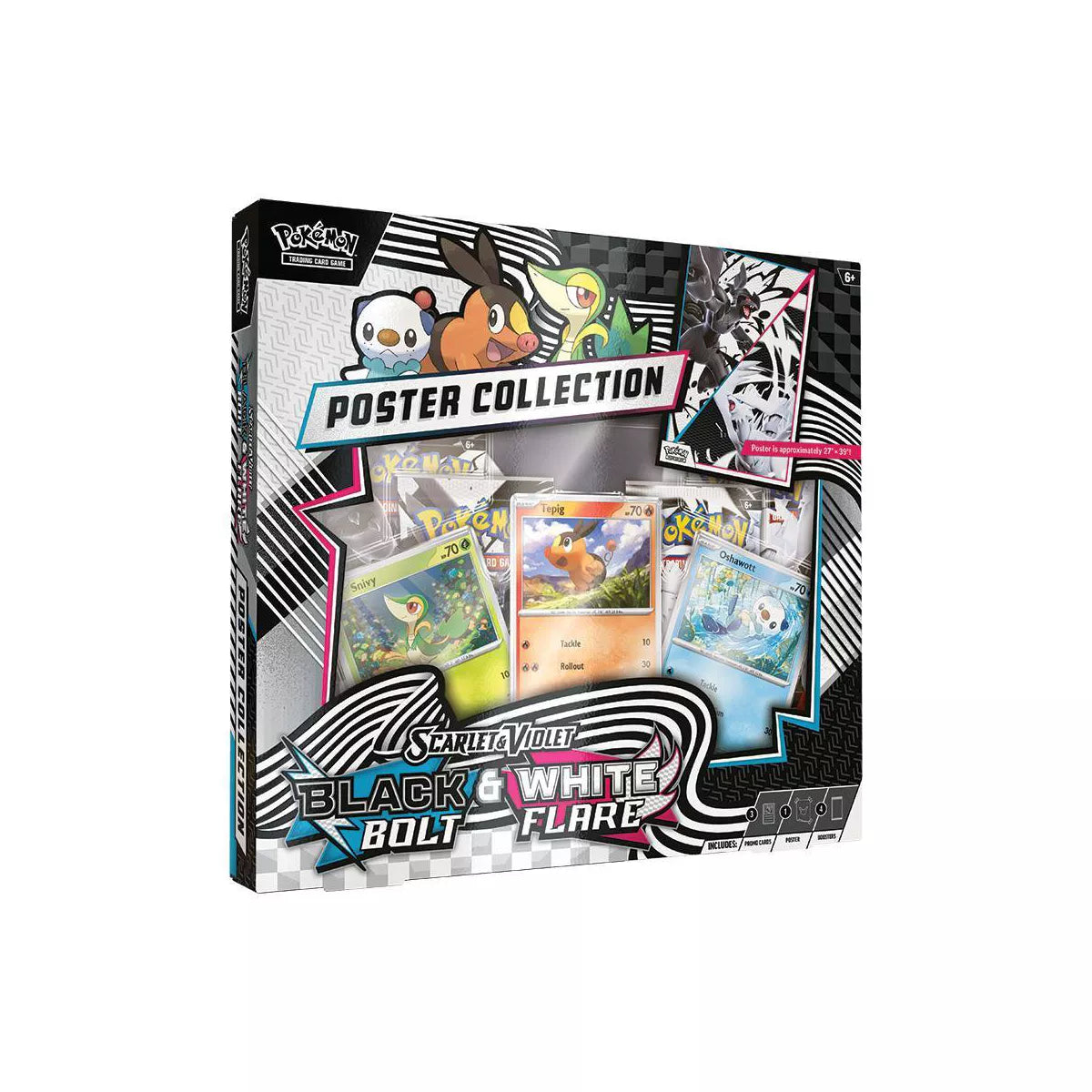 Poster Collection Scarlet & Violet Black Bolt and White Flare | Gate City Games LLC