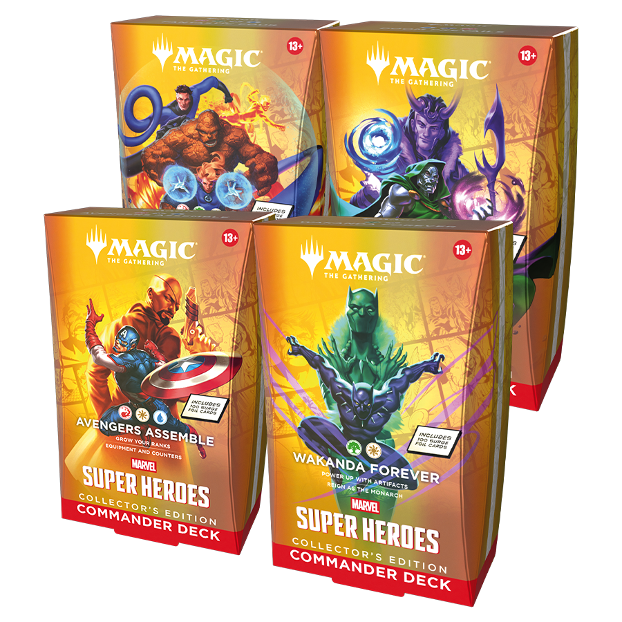 MTG x MARVEL Super Heroes Collector Commander Decks | Gate City Games LLC