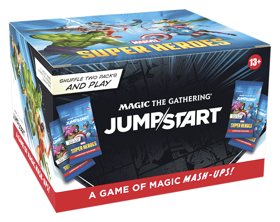 MTG x MARVEL Super Heroes Jumpstart Booster Box | Gate City Games LLC