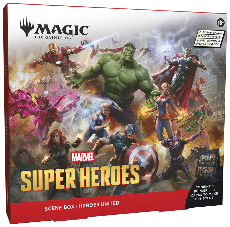 MTG x MARVEL Super Heroes Scene Box | Gate City Games LLC