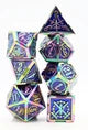 Crossed Swords: Oceanus Treasure Sword - Metal RPG Dice Set | Gate City Games LLC