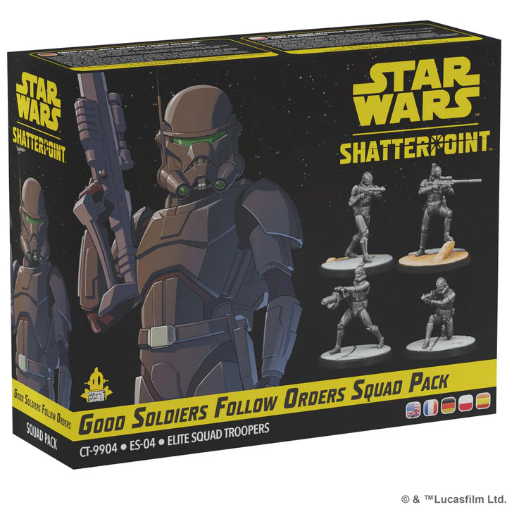 Star Wars Shatterpoint: Good Soldiers Follow Orders | Gate City Games LLC