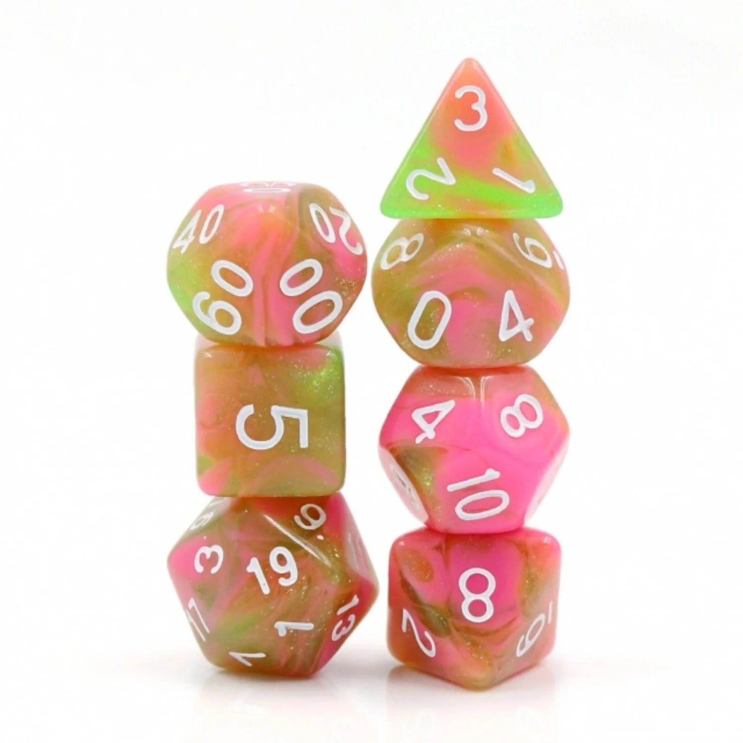 Apple Taffy Dice Set | Gate City Games LLC