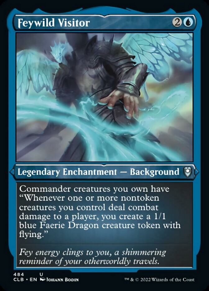 Feywild Visitor (Foil Etched) [Commander Legends: Battle for Baldur's Gate] | Gate City Games LLC