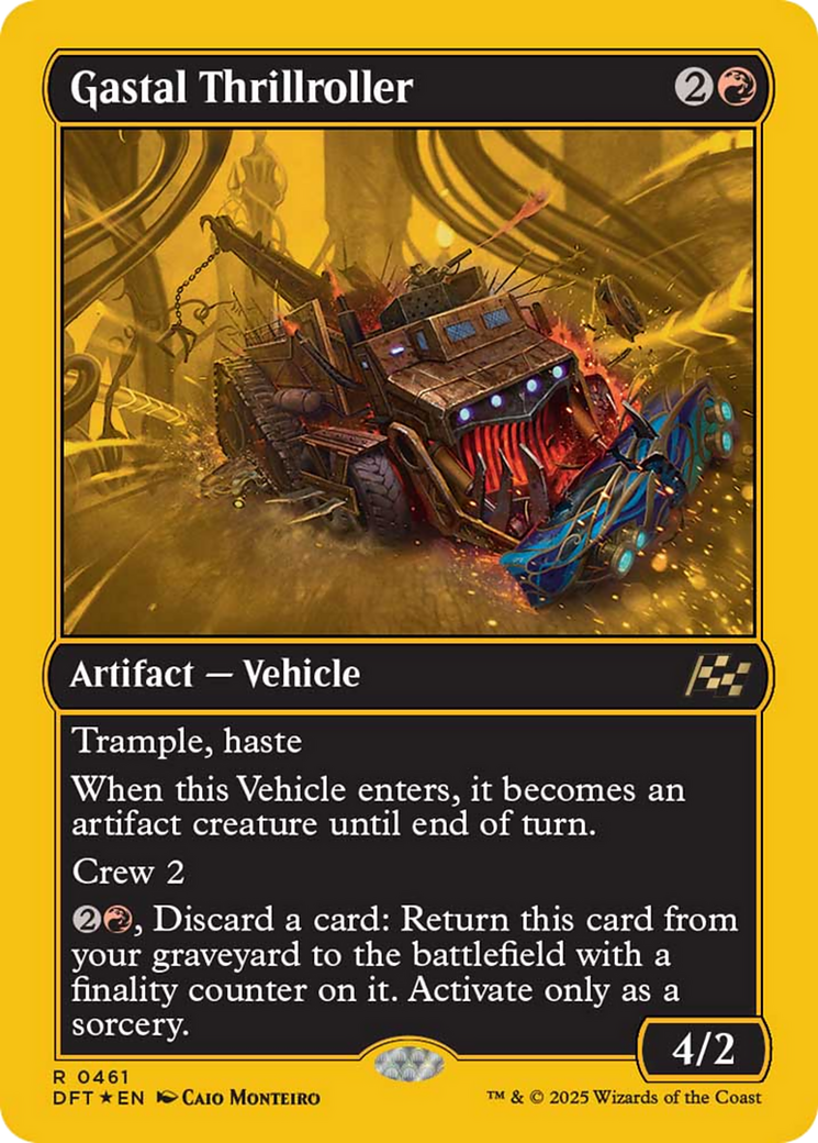 Gastal Thrillroller (First-Place Foil) [Aetherdrift] | Gate City Games LLC