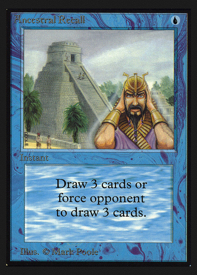 Ancestral Recall [Collectors' Edition] | Gate City Games LLC