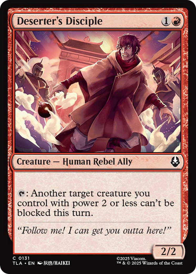 Deserter's Disciple [Avatar: The Last Airbender] | Gate City Games LLC
