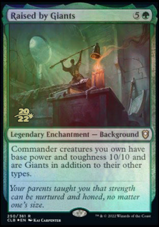 Raised by Giants [Commander Legends: Battle for Baldur's Gate Prerelease Promos] | Gate City Games LLC