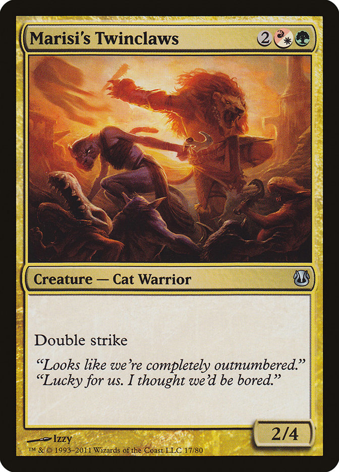 Marisi's Twinclaws [Duel Decks: Ajani vs. Nicol Bolas] | Gate City Games LLC