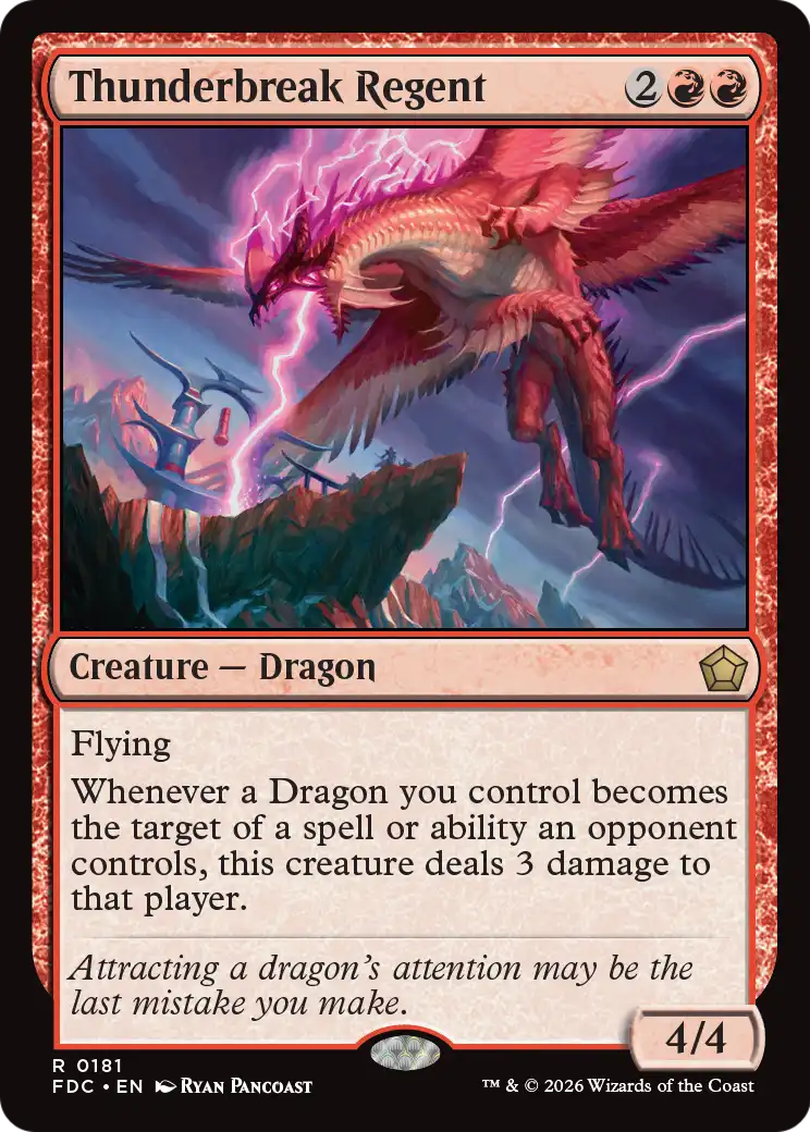 Thunderbreak Regent [Foundations Commander] | Gate City Games LLC