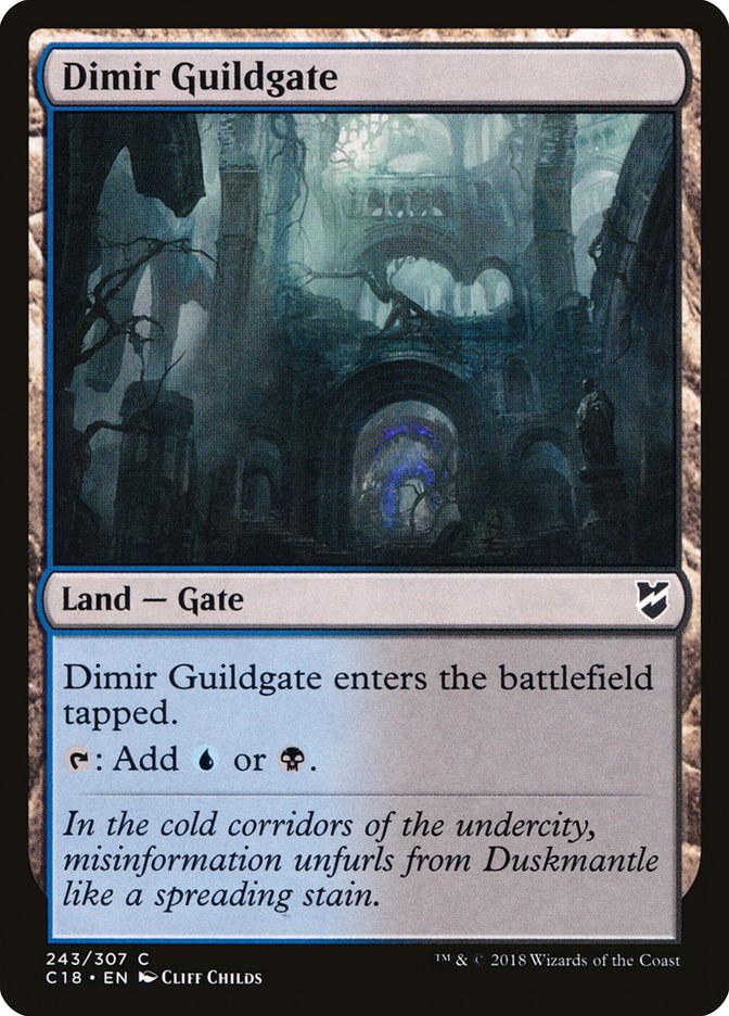 Dimir Guildgate [Commander 2018] | Gate City Games LLC