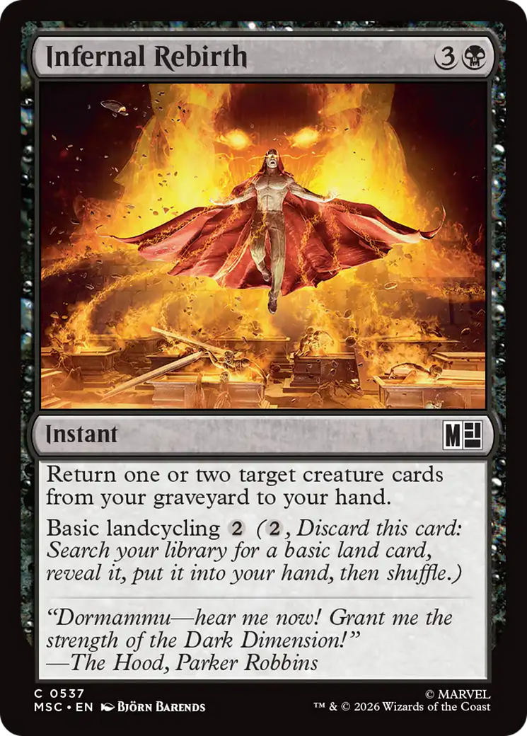 Infernal Rebirth [Marvel Super Heroes Commander] | Gate City Games LLC
