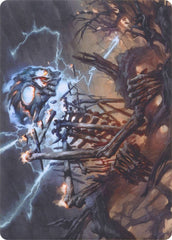 Lightning Skelemental // Lightning Skelemental [Modern Horizons Art Series] | Gate City Games LLC