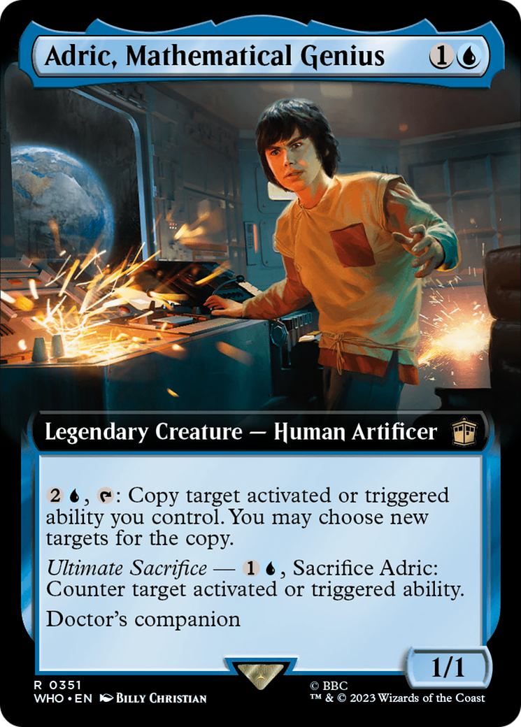 Adric, Mathematical Genius (Extended Art) [Doctor Who] | Gate City Games LLC