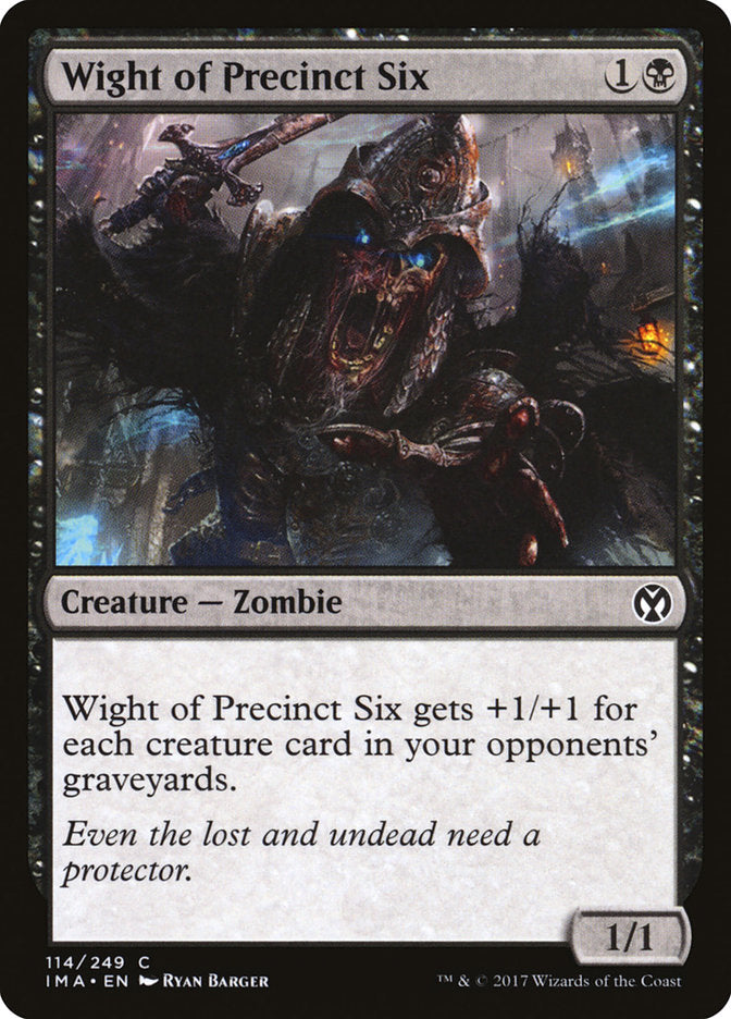 Wight of Precinct Six [Iconic Masters] | Gate City Games LLC