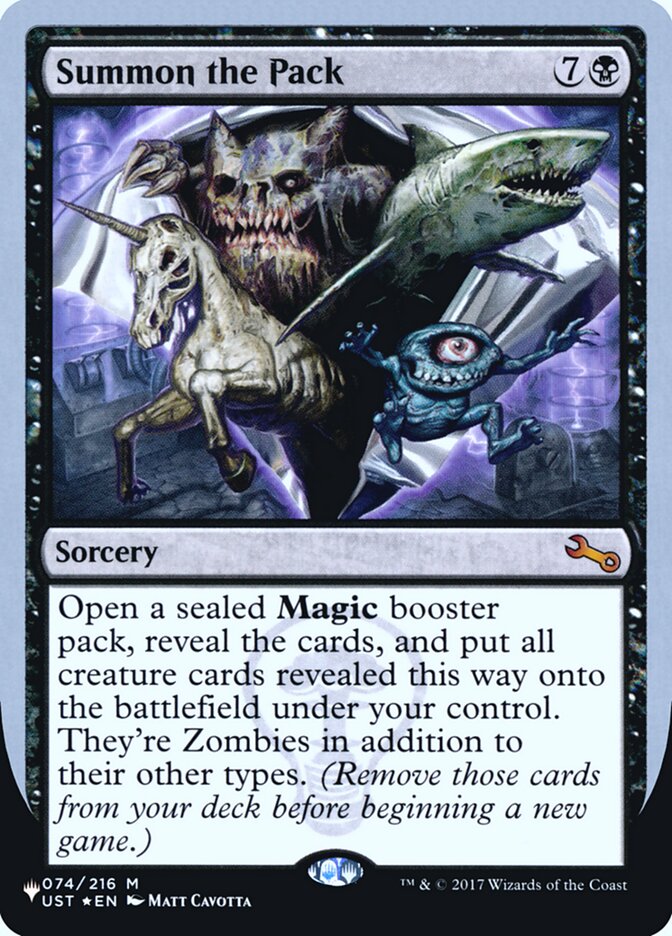 Summon the Pack (Unfinity Foil Edition) [The List] | Gate City Games LLC