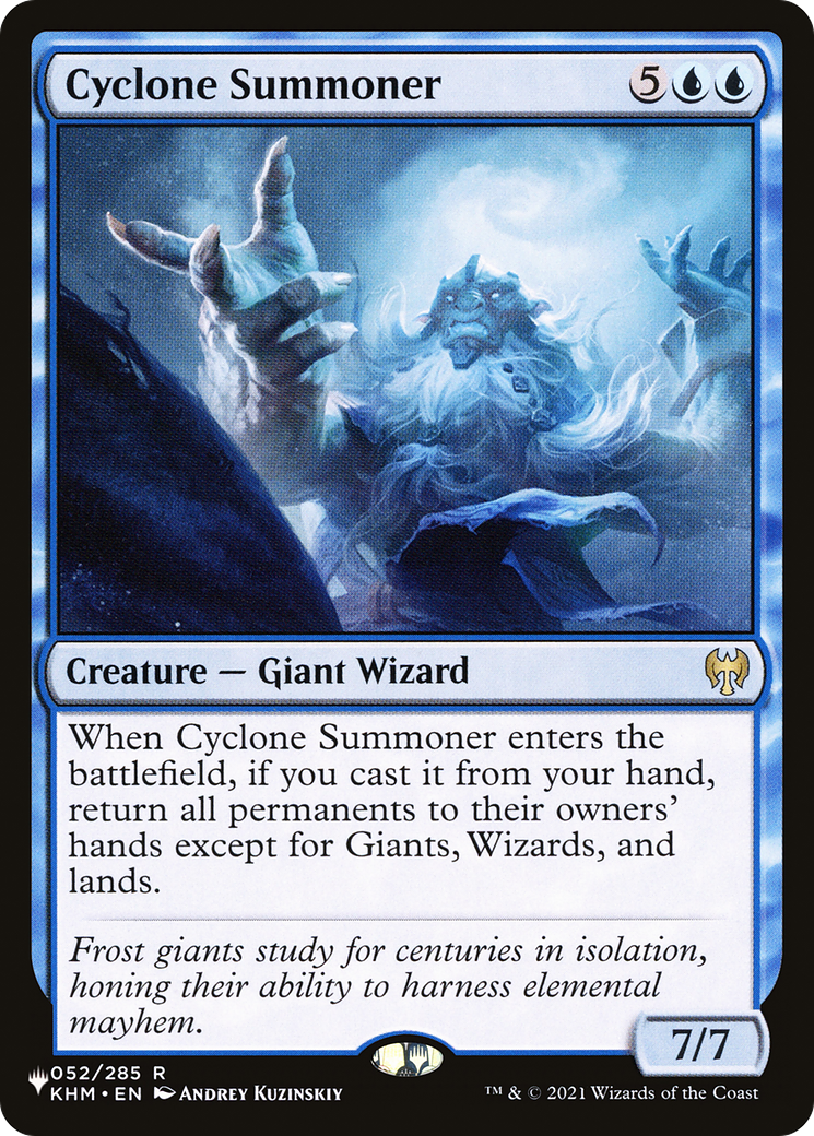 Cyclone Summoner [The List] | Gate City Games LLC
