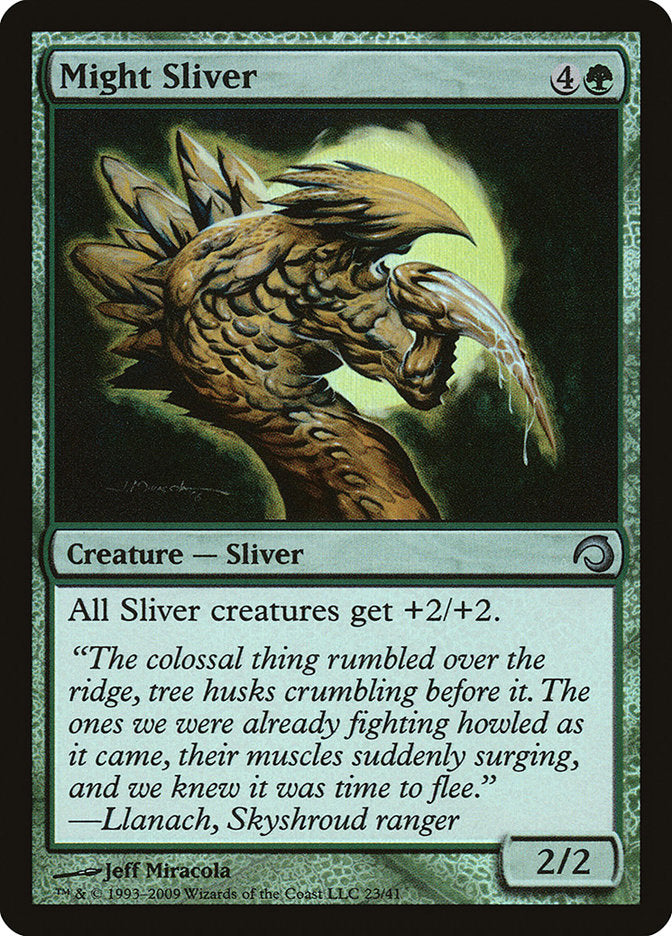 Might Sliver [Premium Deck Series: Slivers] | Gate City Games LLC