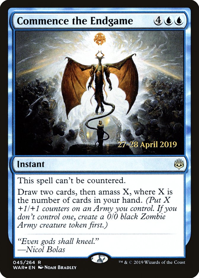 Commence the Endgame [War of the Spark Prerelease Promos] | Gate City Games LLC