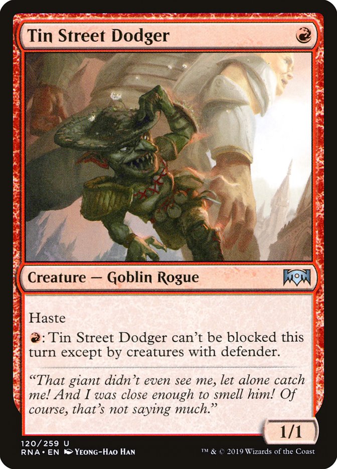 Tin Street Dodger [Ravnica Allegiance] | Gate City Games LLC