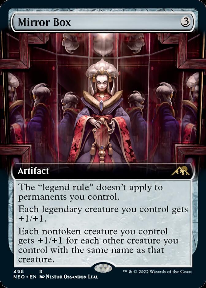 Mirror Box (Extended Art) [Kamigawa: Neon Dynasty] | Gate City Games LLC