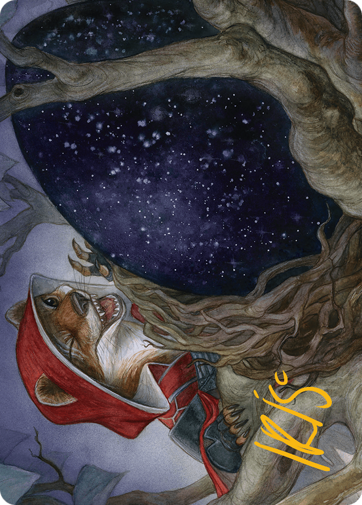 Cruelclaw's Heist Art Card (Gold-Stamped Signature) [Bloomburrow Art Series] | Gate City Games LLC