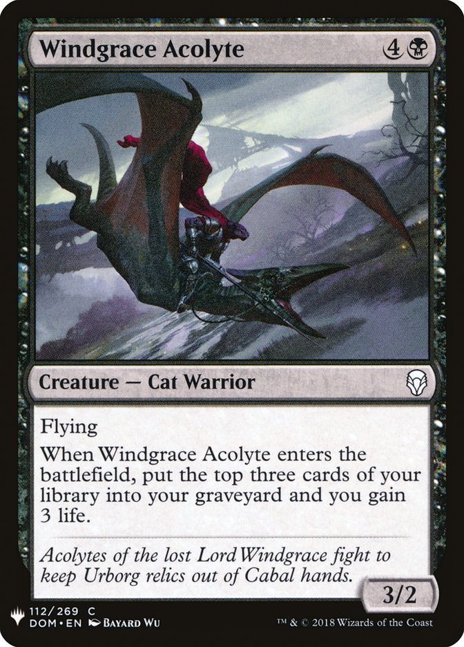 Windgrace Acolyte [Mystery Booster] | Gate City Games LLC