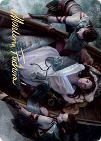 Return Upon the Tide Art Card (Gold-Stamped Signature) [Kaldheim Art Series] | Gate City Games LLC