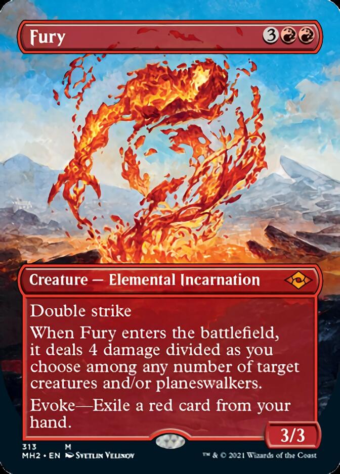 Fury (Borderless Alternate Art) [Modern Horizons 2] | Gate City Games LLC