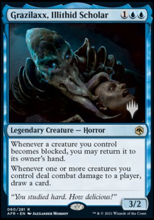 Grazilaxx, Illithid Scholar (Promo Pack) [Dungeons & Dragons: Adventures in the Forgotten Realms Promos] | Gate City Games LLC