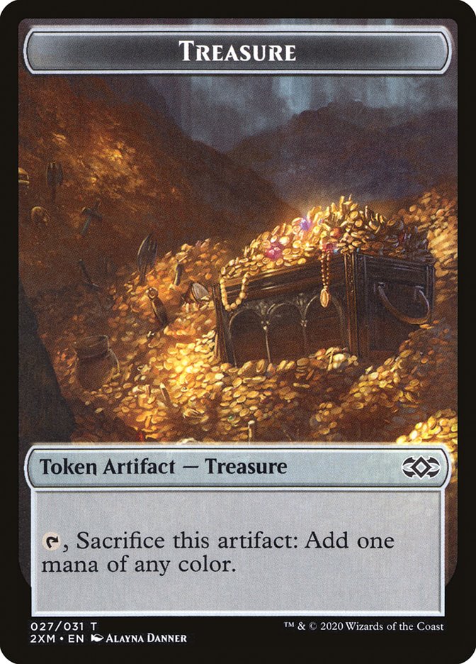 Treasure Token [Double Masters Tokens] | Gate City Games LLC