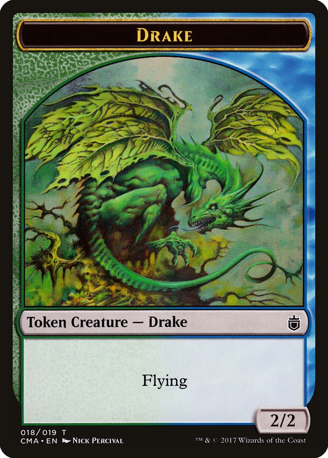Drake Token [Commander Anthology Tokens] | Gate City Games LLC