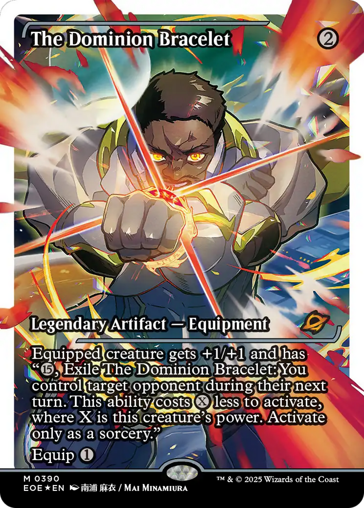 The Dominion Bracelet (Showcase) (Fracture Foil) [Edge of Eternities] | Gate City Games LLC