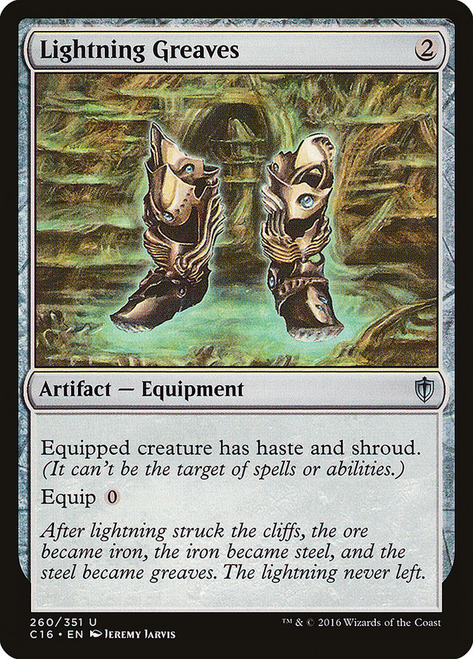 Lightning Greaves [Commander 2016] | Gate City Games LLC