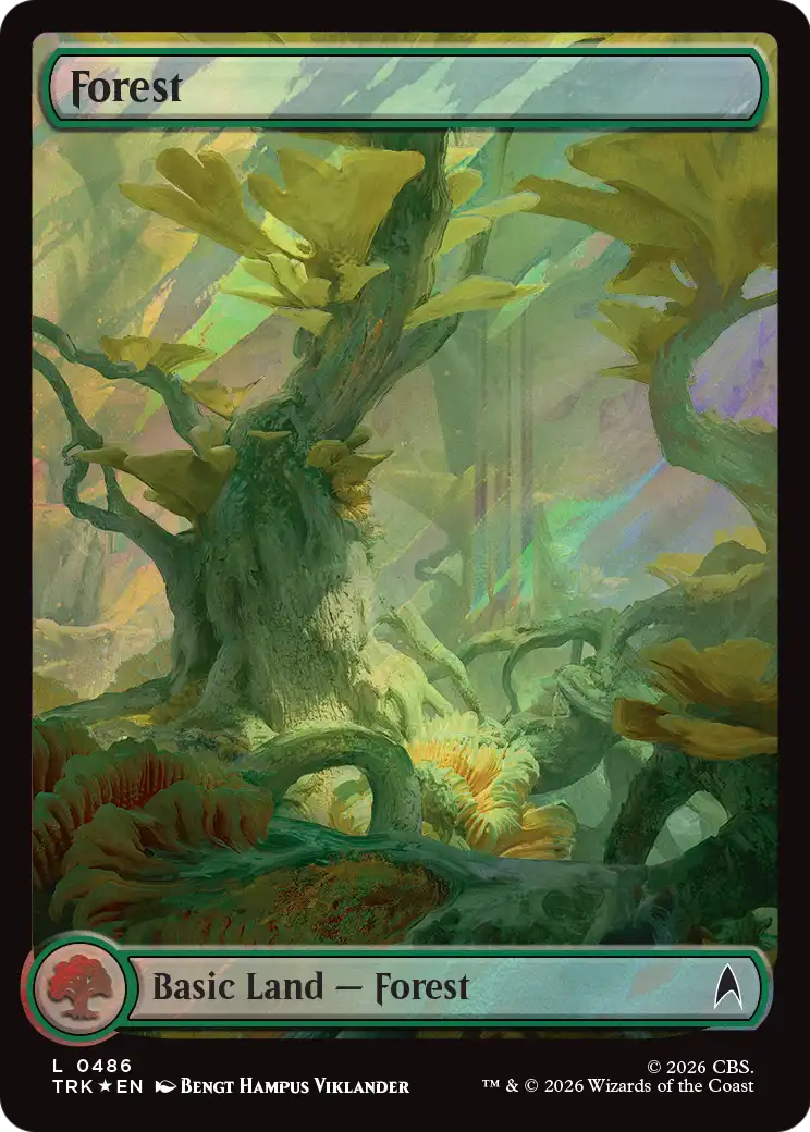 Forest (0486) (Surge Foil) [Star Trek] | Gate City Games LLC
