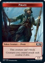 Pirate // Treasure Double-Sided Token [Core Set 2021 Tokens] | Gate City Games LLC