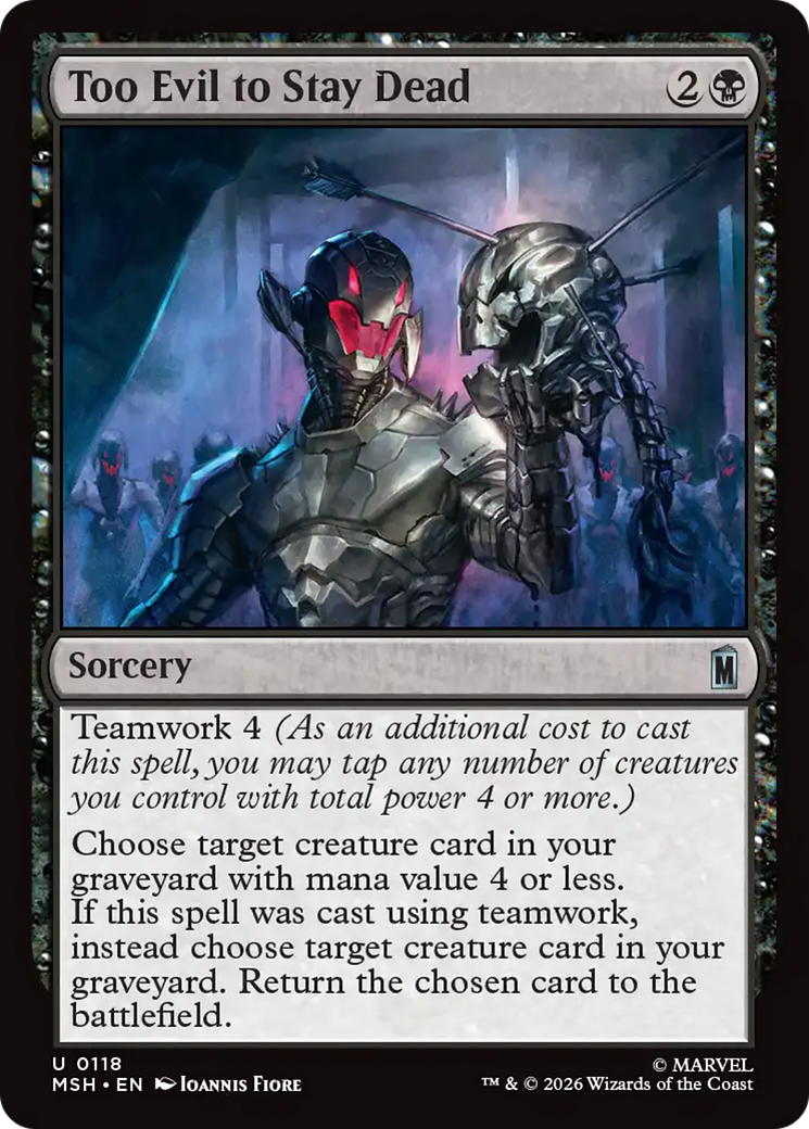 Too Evil to Stay Dead [Marvel Super Heroes] | Gate City Games LLC