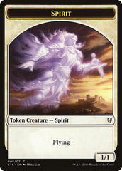 Spirit (001) // Spirit (006) Double-Sided Token [Commander 2016 Tokens] | Gate City Games LLC