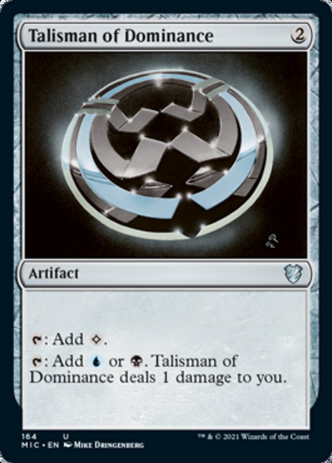 Talisman of Dominance [Innistrad: Midnight Hunt Commander] | Gate City Games LLC